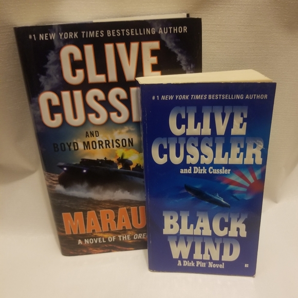 Random House Other - Two EUC action adventure Clive Cussler bks